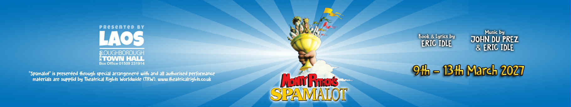 27-03 LAOS Spamalot – Banner